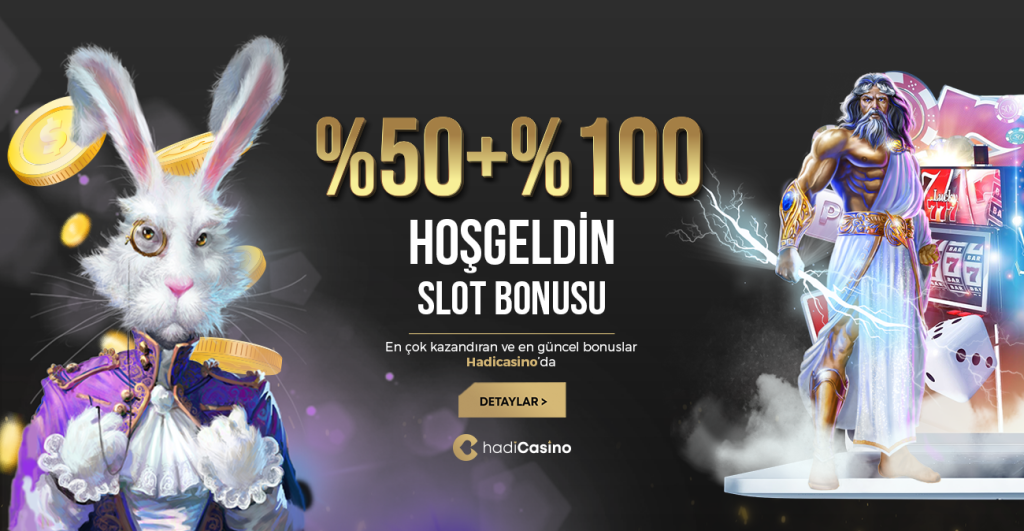 %50 + %100 Hoşgeldin Slot Bonusu