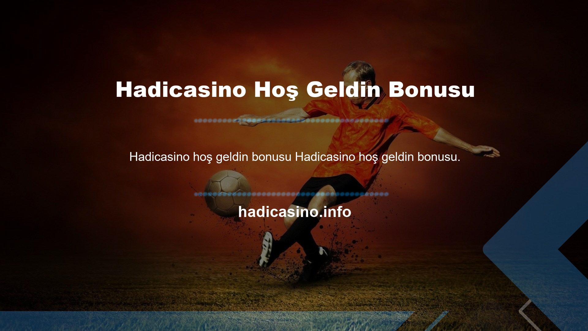 Hadicasino Hoş Geldin Bonusu, Türkiye'deki güvenli çevrimiçi kilit şirketlerinden biridir