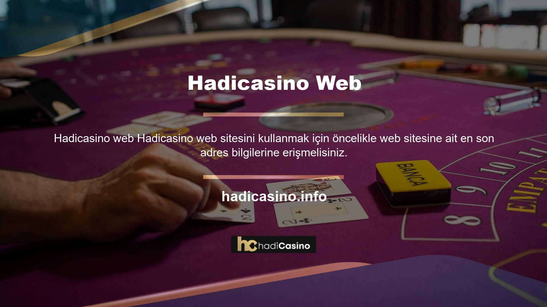 Yeni Hadicasino adresinizi aldıktan sonra siteyi kullanmaya ve daha fazla kazanmaya başlamaya hazırsınız