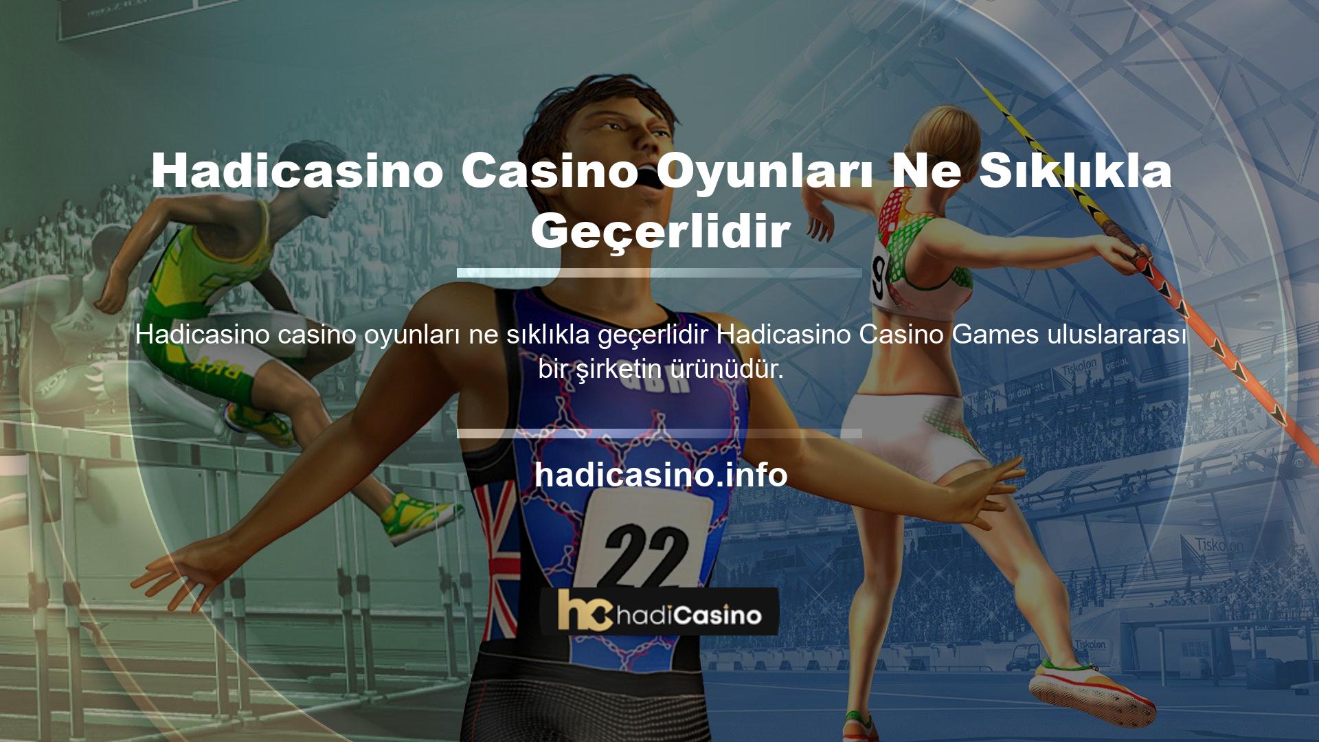 Hadicasino Slots, her zaman olduğu gibi, geniş oyun yelpazesi ve premium içerikle kullanıcılara benzersiz bir casino deneyimi sunarak casino oyun adreslerini yeniden canlandırıyor ve küresel oyun endüstrisine yeni bir soluk getiriyor